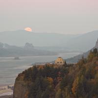 Crown Point Moonrise - Partial